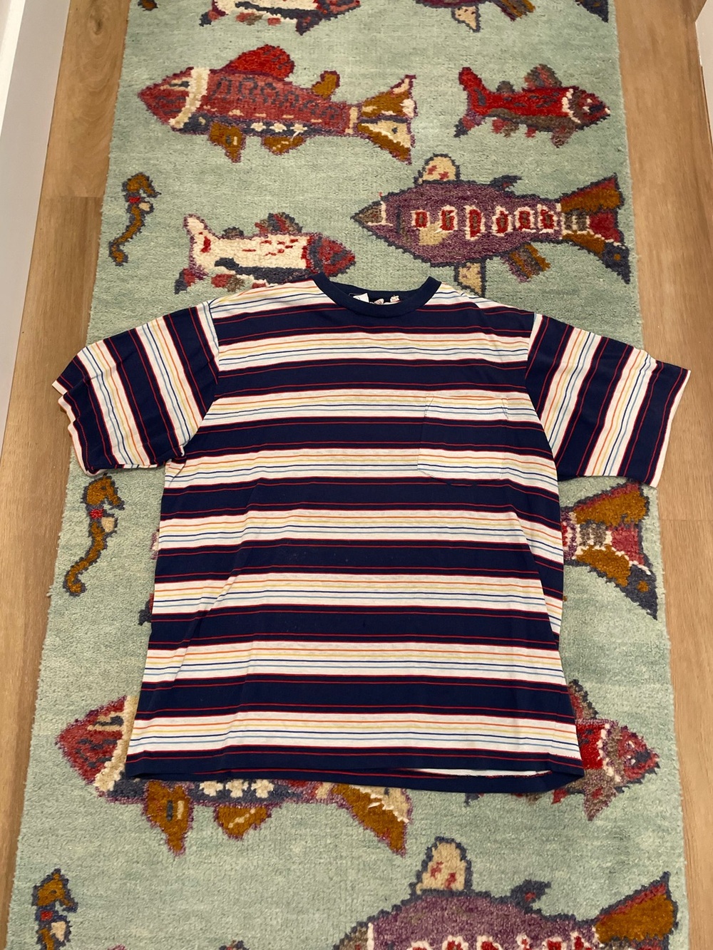 Vintage Manchester Co California Men’s Striped Skatewear Shirt